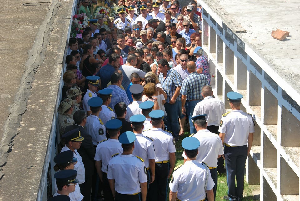 Imágenes velorio policia lopez 1