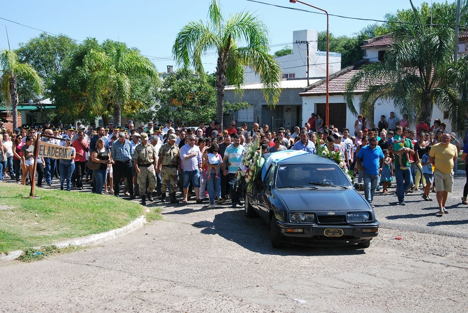 Imágenes velorio policia lopez 2