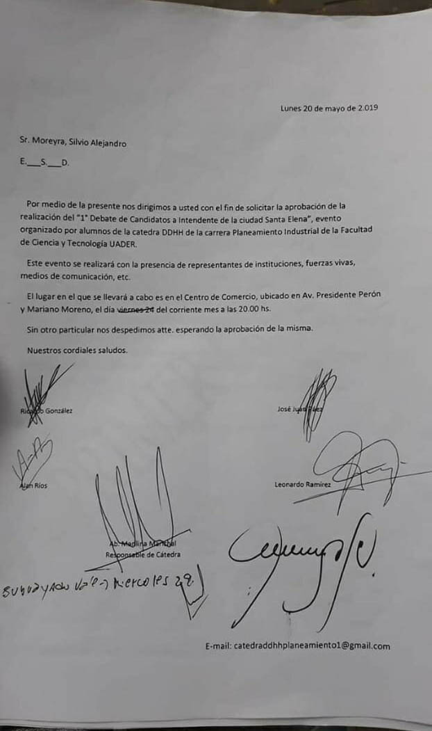 InvitacionDebateIntendenteSantElena