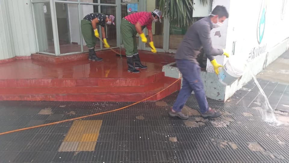 LavanMunicipioSantaElenaCoronavirus