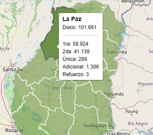MapaEntreRiosLaPazvacunacion