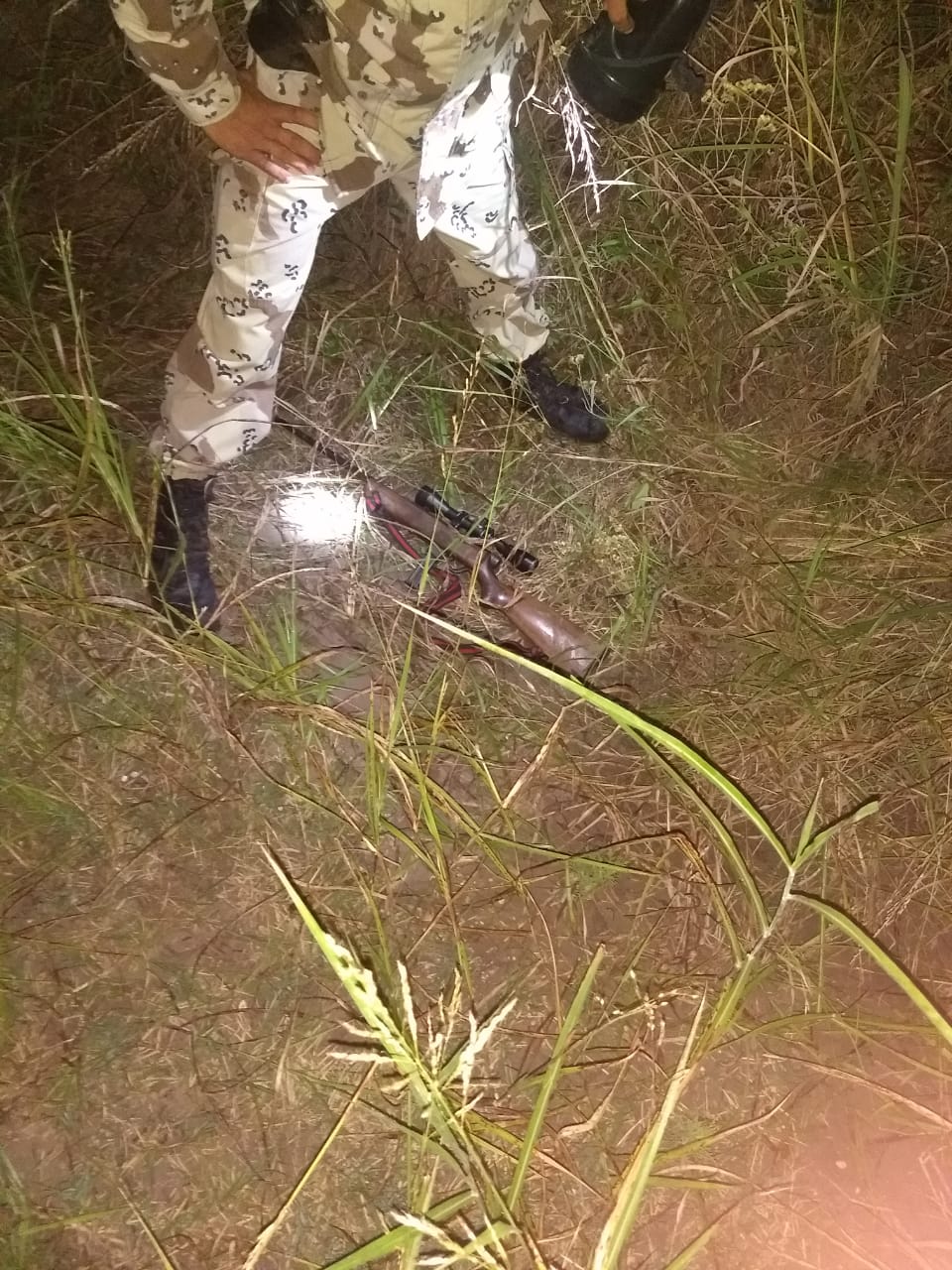 arma descartada campo 9