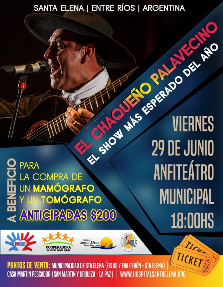 banner Chaqueño Palavecino en Santa Elena