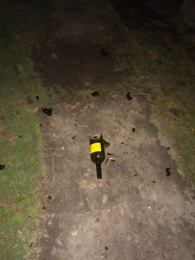 botella rota santa elena marzo 2021