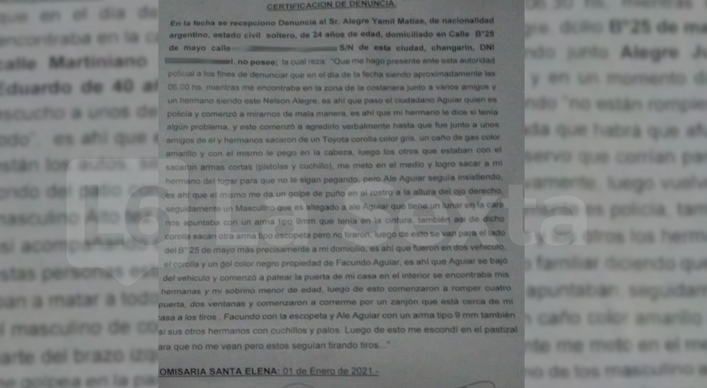 denuncia alegre aguiar