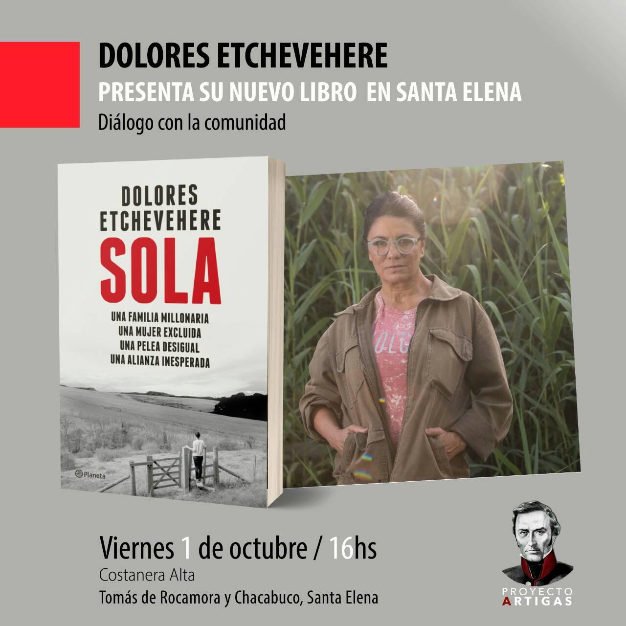 dolores etchevehere presenta su libro en santa elena