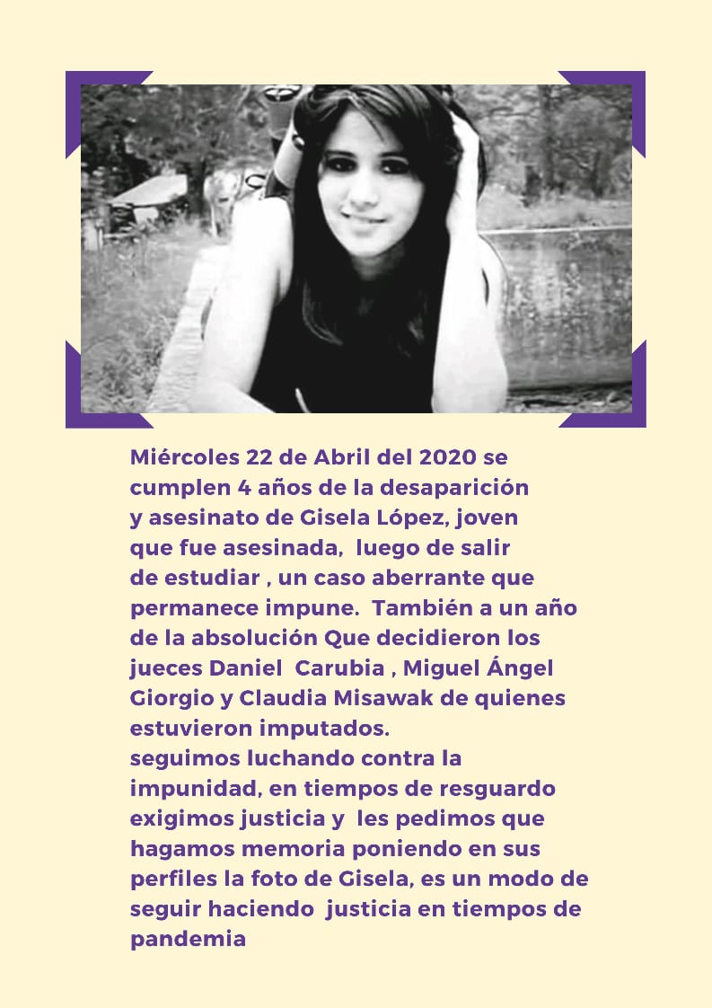 gisela lopez convocatoria virtual