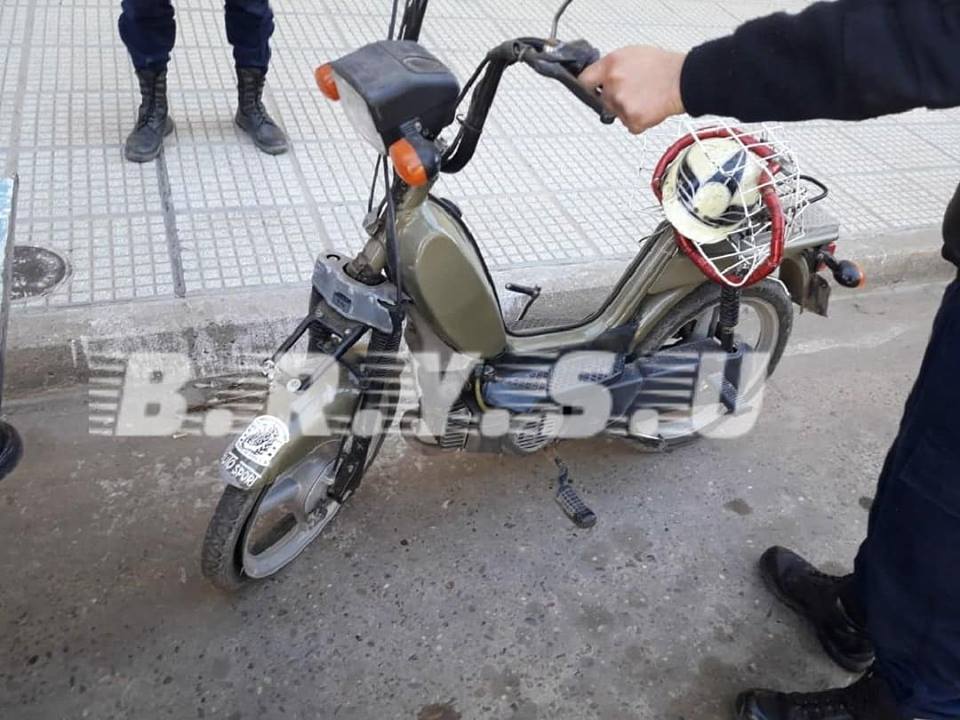 moto choque la paz