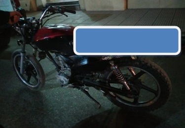 moto secuestrada 34