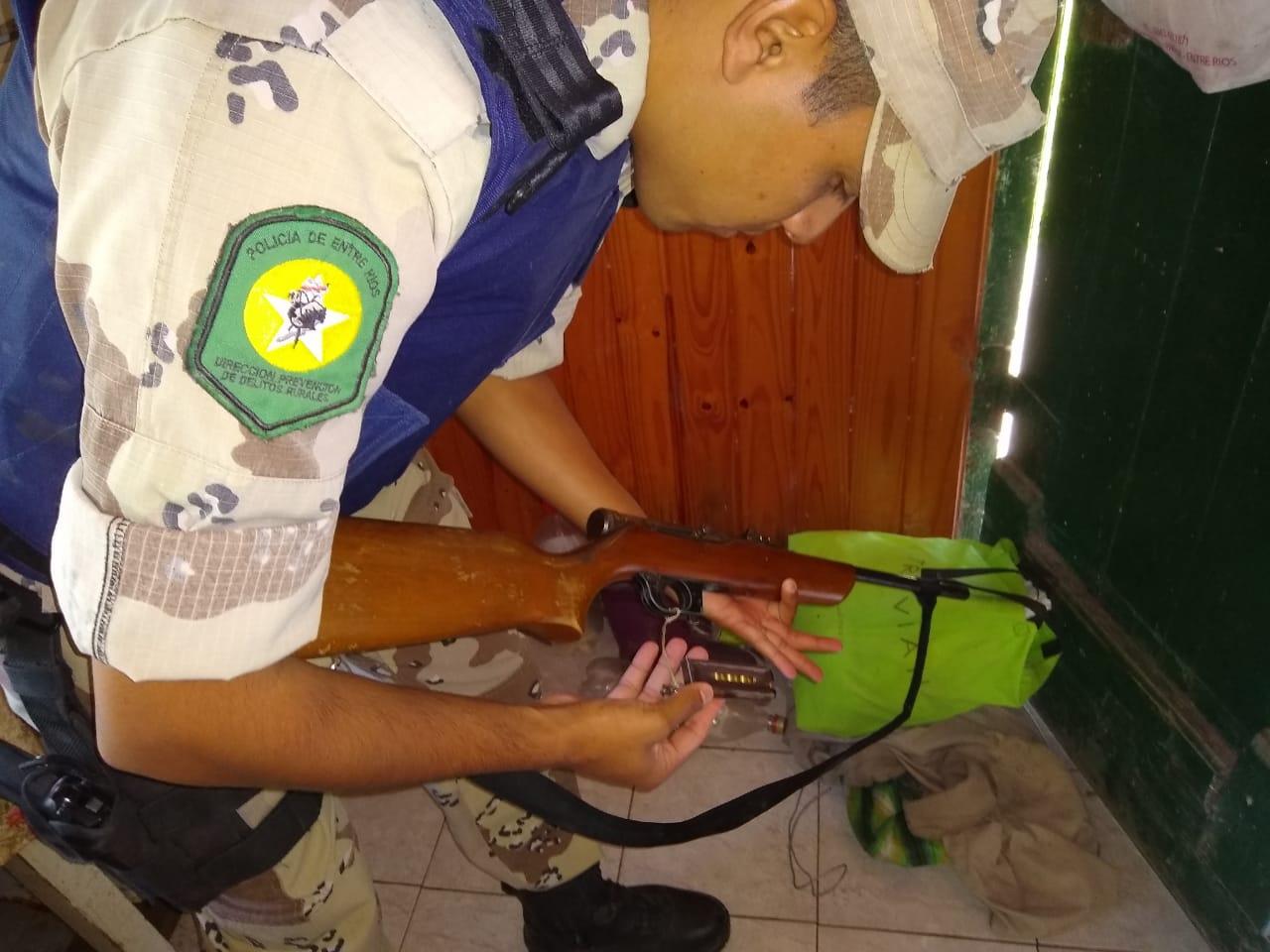 secuestro armas la paz puerto algarrobo