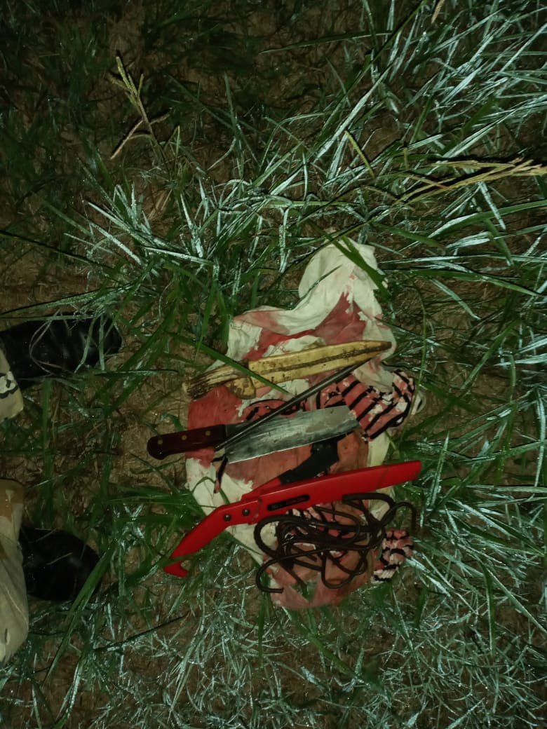 secuestro cuchillos caceria