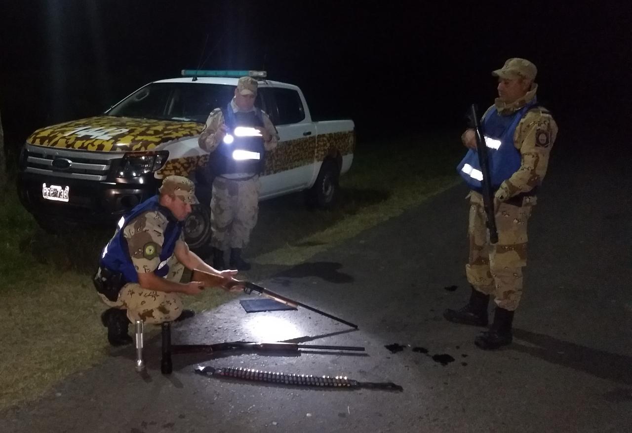 secustro armas cazadores santa elena