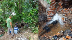 Por la rotura de un caño, piden un uso racional del agua potable en La Paz