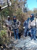 Alcaraz: volvieron a extinguir un incendio en un monte