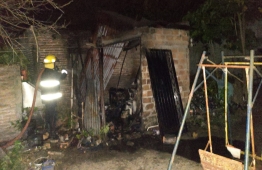 Se incendió el depósito de una vivienda en Santa Elena