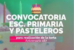 Convocan a pasteleros y alumnos para hacer una torta gigante por el cumpleaños de La Paz