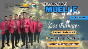 Santa Elena: Los Palmae se presentarán en el 2° Festival del Muelle y el Río