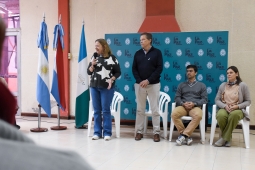 En La Paz, la ministra de Desarrollo Humano se reunió con autoridades municipales del norte entrerriano